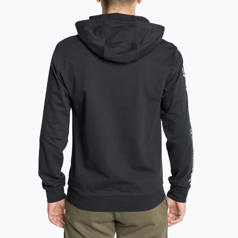 Herren Hoodie Sweatshirt EA7 Emporio Armani Train Logo Series Hoodie Extended Logo Coft night blue/white logo 2