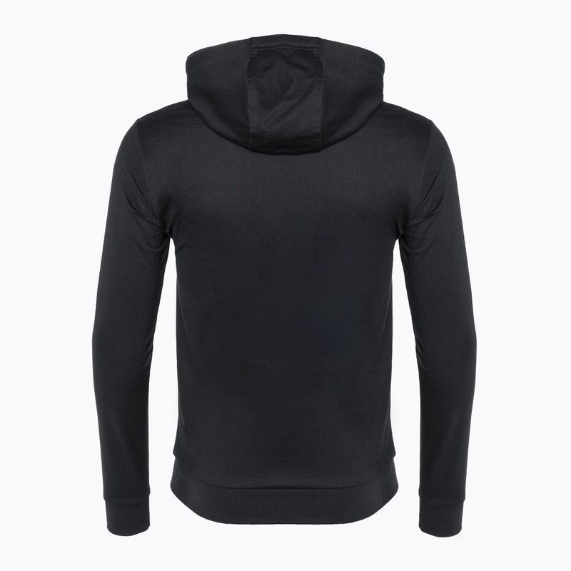 Herren Hoodie Sweatshirt EA7 Emporio Armani Train Logo Series Hoodie Extended Logo Coft night blue/white logo 6