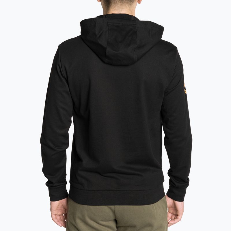Herren Hoodie Sweatshirt EA7 Emporio Armani Train Logo Series Hoodie Extended Logo Coft black/gold logo 2