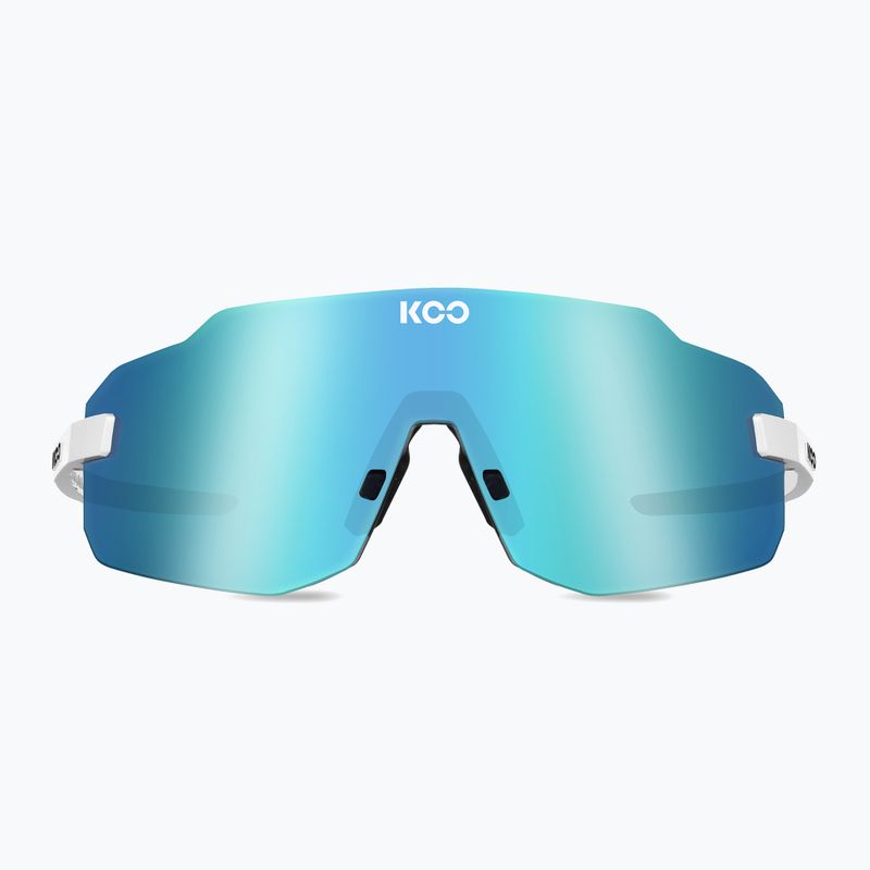 Koo Supernova weiß/türkis verspiegelte Sonnenbrille 2