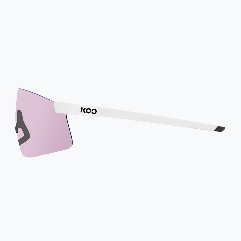 Koo Nova Sonnenbrille weiß matt/photochrom rosa 3