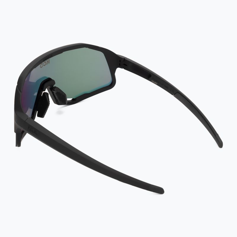 Koo Demos Sonnenbrille schwarz matt/rot verspiegelt 2