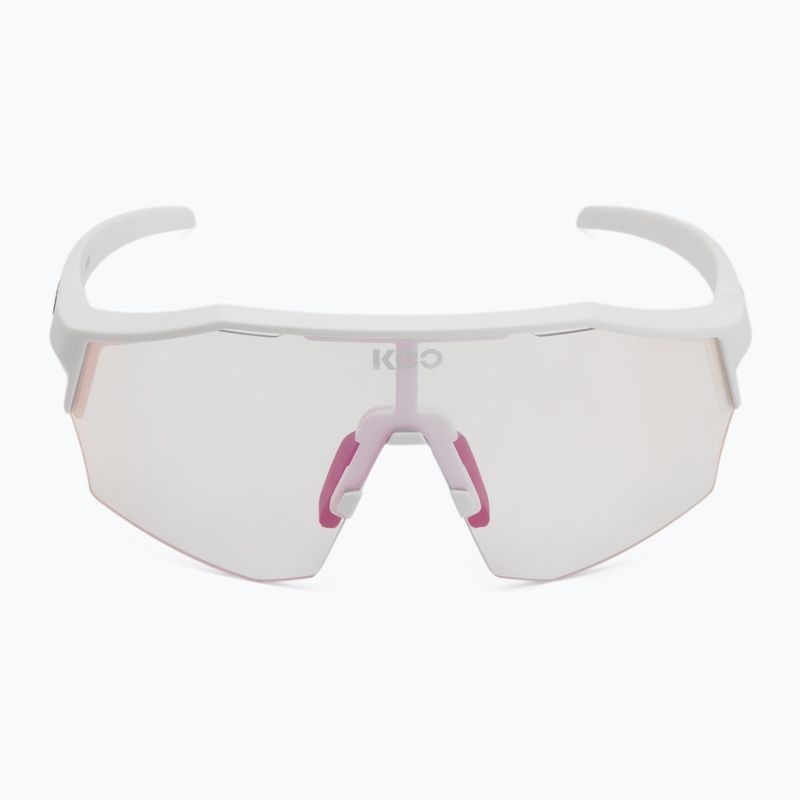 Koo Alibi Sonnenbrille, weiß, matt/photochrom, fuchsia 3