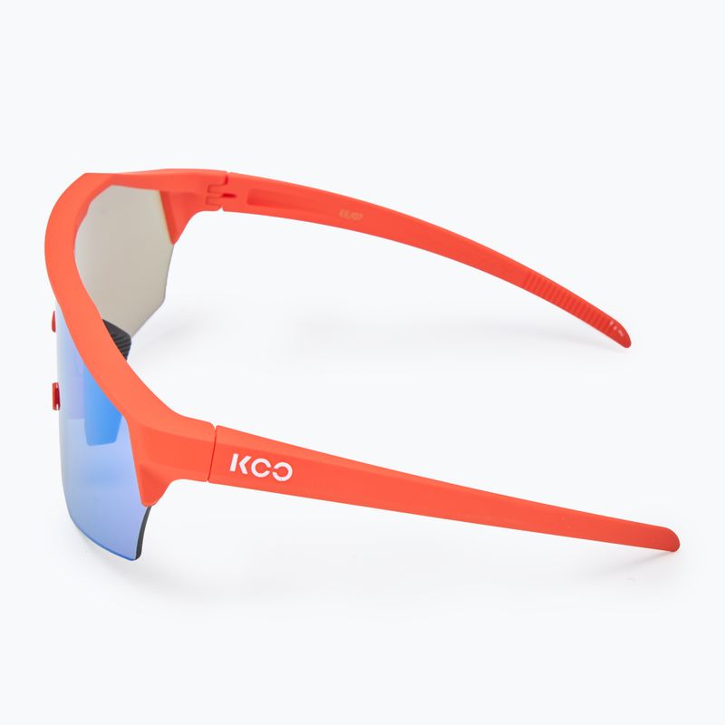 Koo Alibi orange matt/grün verspiegelte Sonnenbrille 4