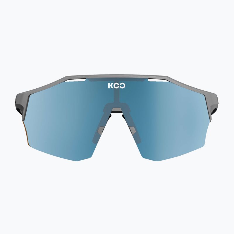 Koo Alibi Sonnenbrille grau matt/türkis verspiegelt 2