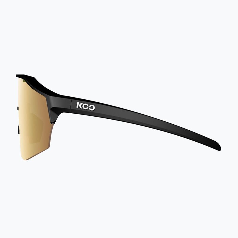 Koo Alibi Sonnenbrille schwarz matt/gold verspiegelt 3