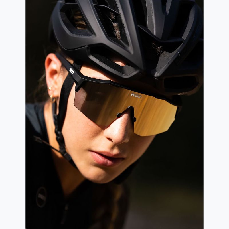 Koo Alibi Sonnenbrille schwarz matt/gold verspiegelt 4