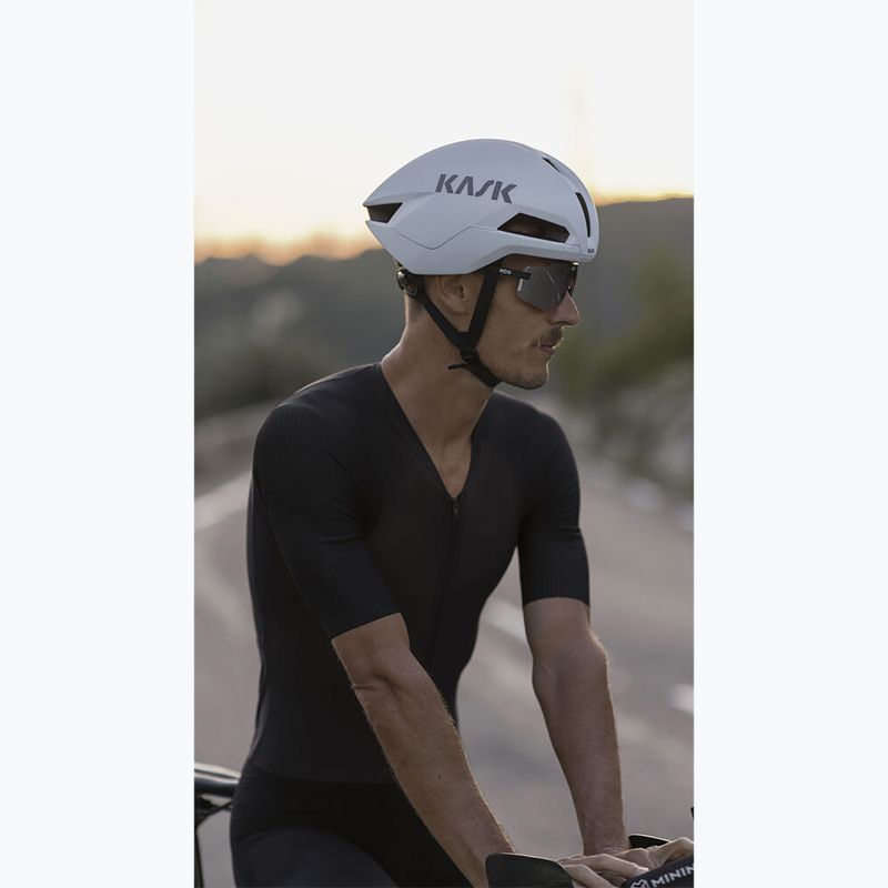 Fahrradhelm KASK Nirvana weiß matt 9
