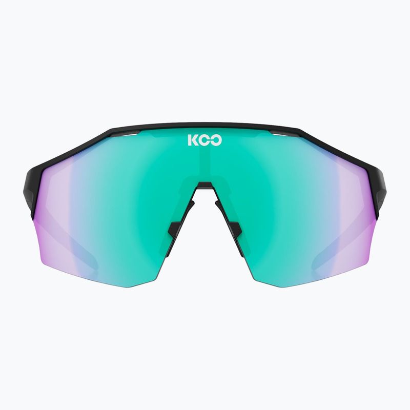 Sonnenbrille Koo Alibi black matt/green photochromic mirror 2
