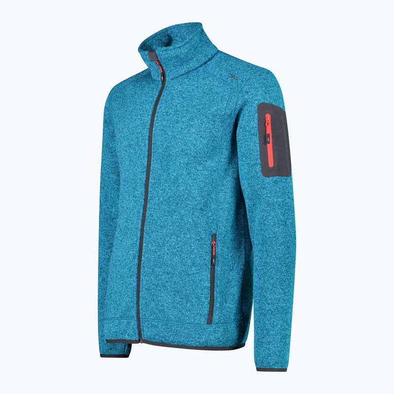Blaues Fleece-Sweatshirt für Herren von CMP 3H60747N/15ML 2