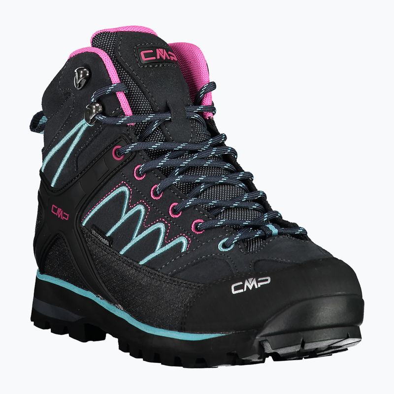 Schuhe Trekking Damen CMP Moon Mid WP antracite/acqua 8