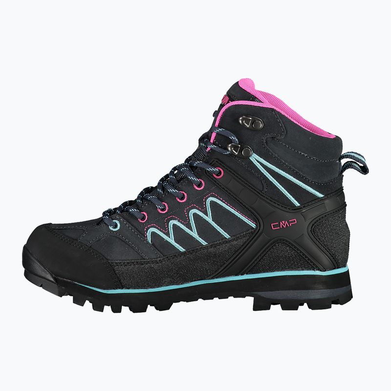 Schuhe Trekking Damen CMP Moon Mid WP antracite/acqua 10