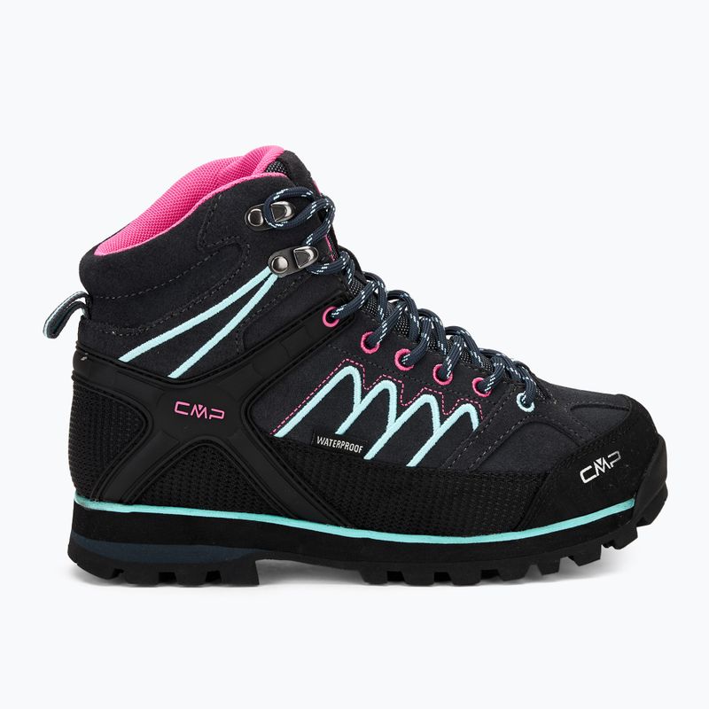 Schuhe Trekking Damen CMP Moon Mid WP antracite/acqua 2