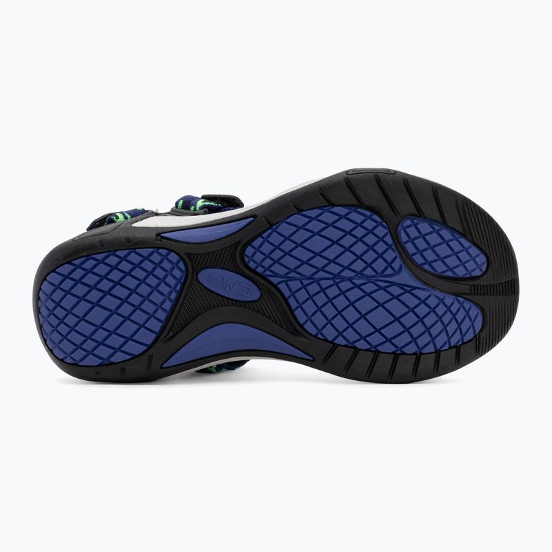 CMP Hamal Kindersandalen b.blau/verde fluo 4