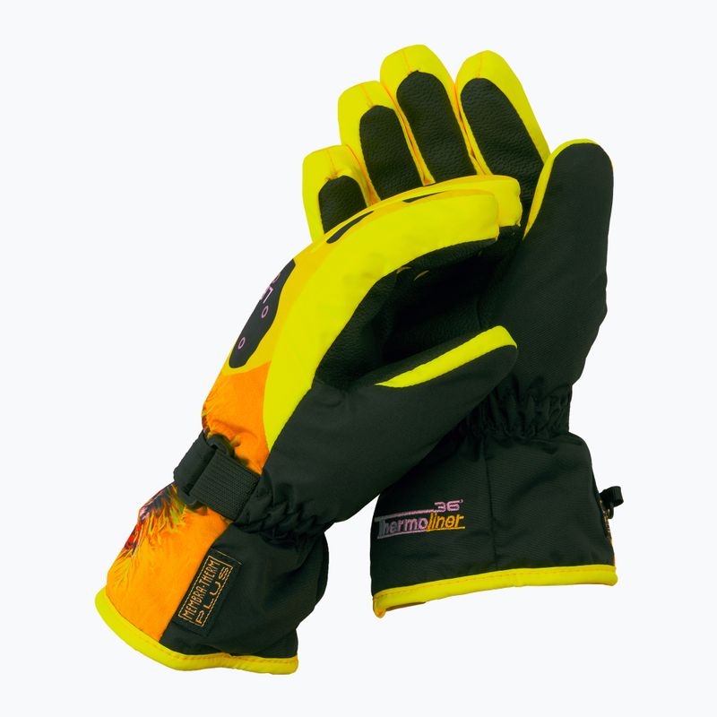 Level Junior Kinder-Skihandschuhe gelb 4152