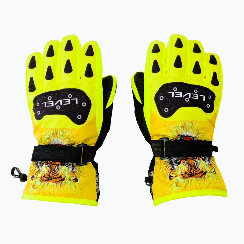 Level Junior Kinder-Skihandschuhe gelb 4152 3