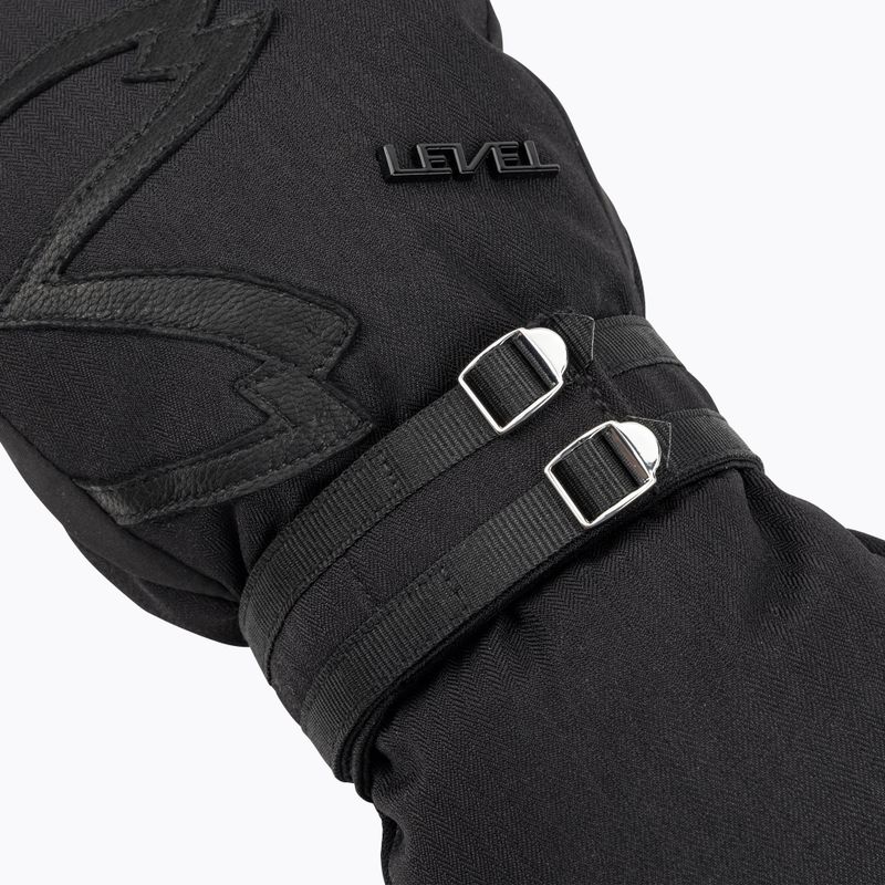 Damen-Skihandschuh Level Oasis Plus Mitt schwarz 4