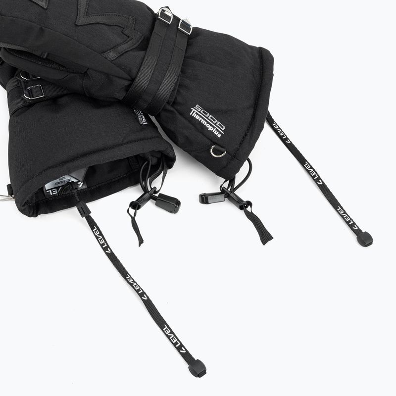 Damen-Skihandschuh Level Oasis Plus Mitt schwarz 5