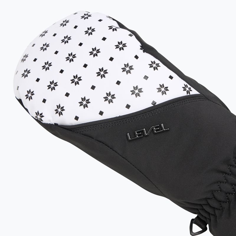 Skihandschuhe Damen Level Mummies Mitt black/white 4