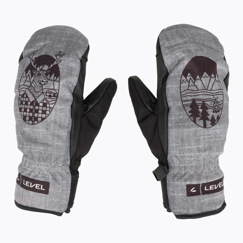 Level Vertigo Pro Mitt dunkler Skihandschuh 3