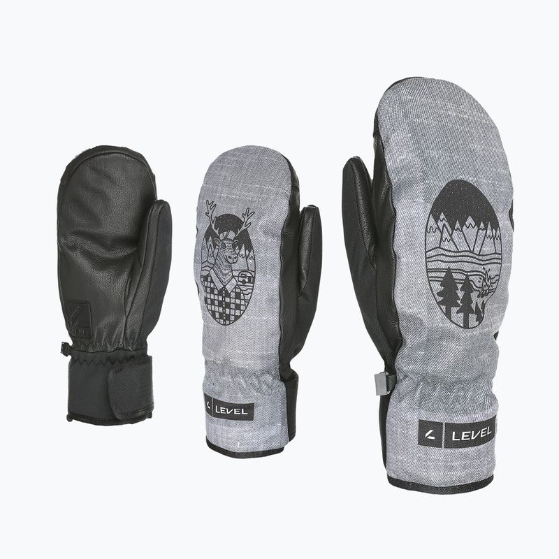 Level Vertigo Pro Mitt dunkler Skihandschuh 6