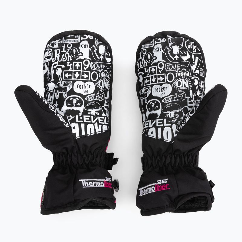 Level Mitt Kinder-Skihandschuh braun 4152JM 3