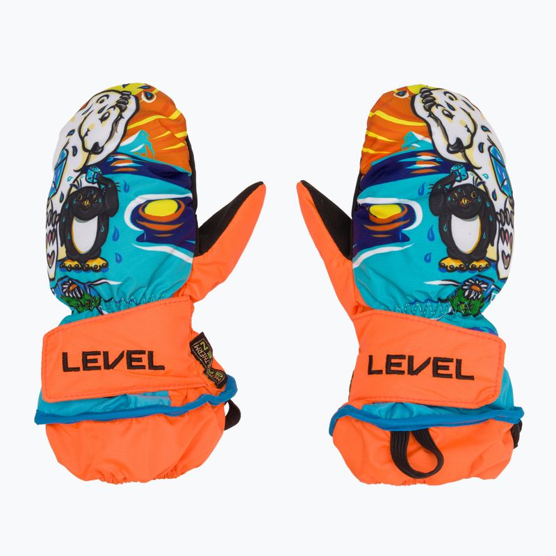 Skihandschuhe Kinder Level Animal orange 2