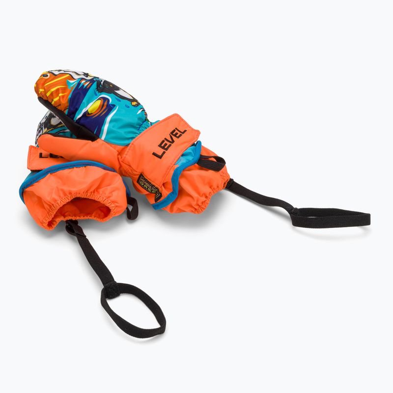 Skihandschuhe Kinder Level Animal orange 6