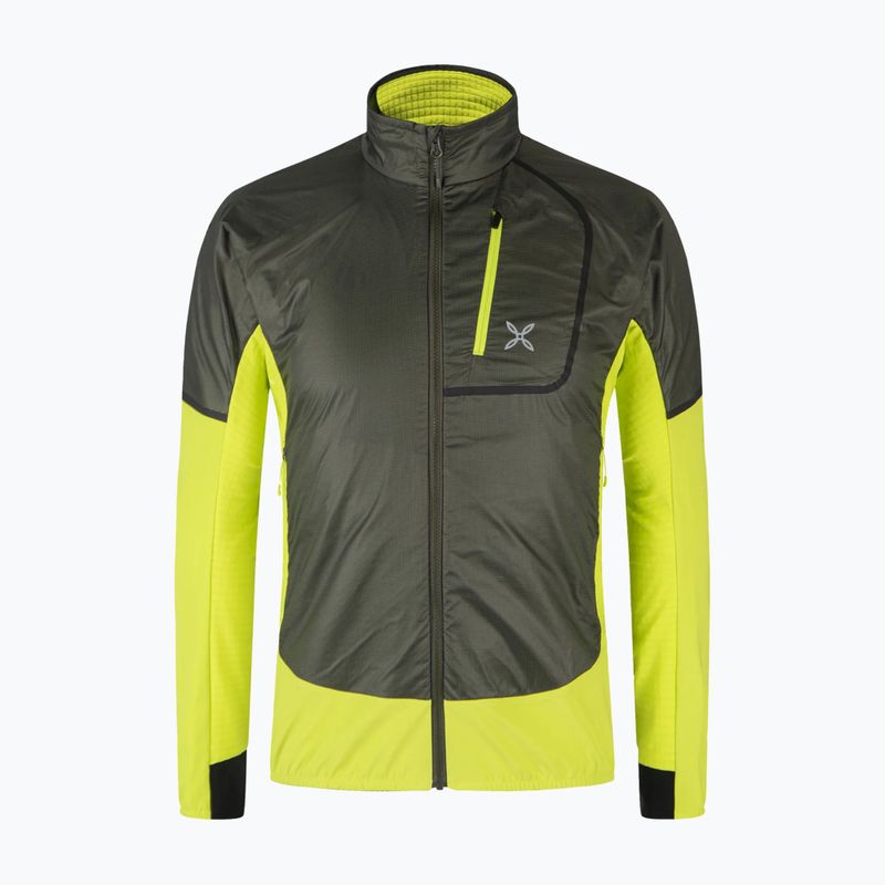 Jacke Herren Montura Insight Hybrid 2 sage green/ lime green