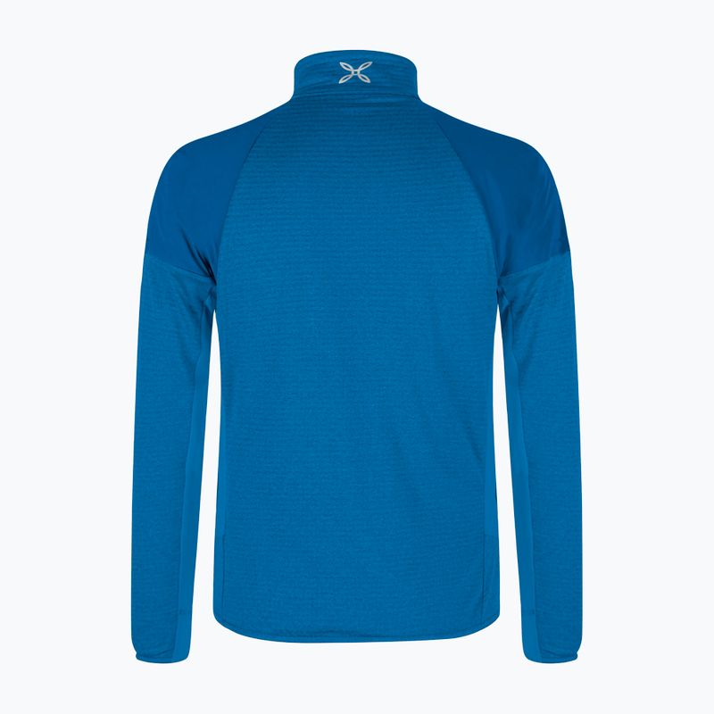 Sweatshrit Hoodie Herren Montura Thermal Grid 2 Maglia deep blue/ orange 2