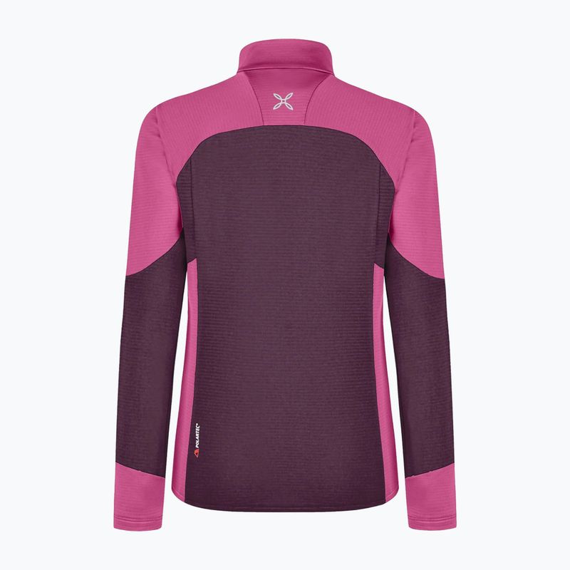 Montura Rise Maglia Damen Sweatshirt vinaccia/baton rouge 2