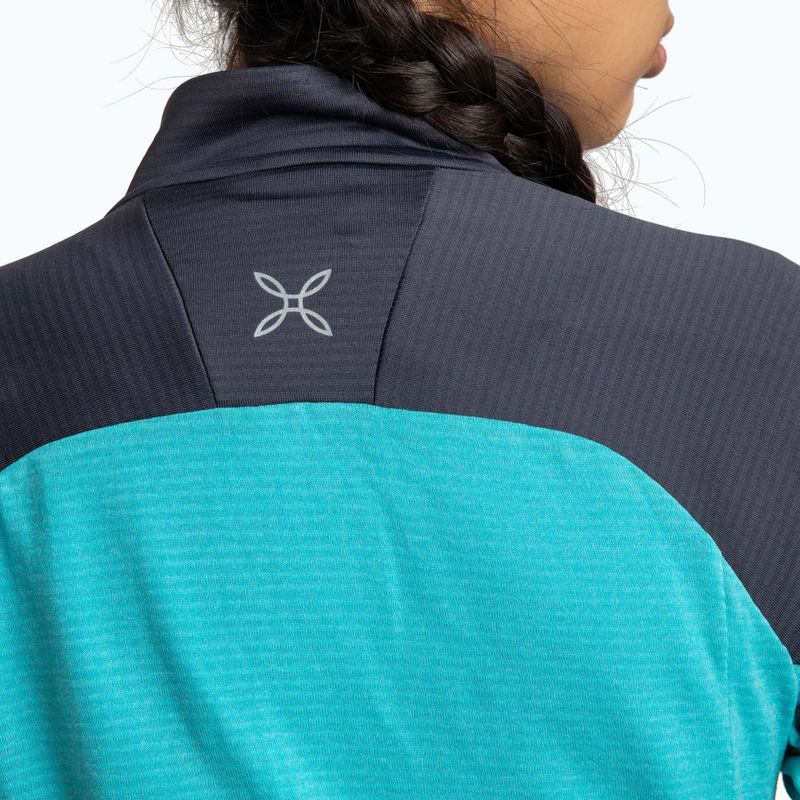 Montura Rise Maglia Damen Sweatshirt türkis/graphitblau 5