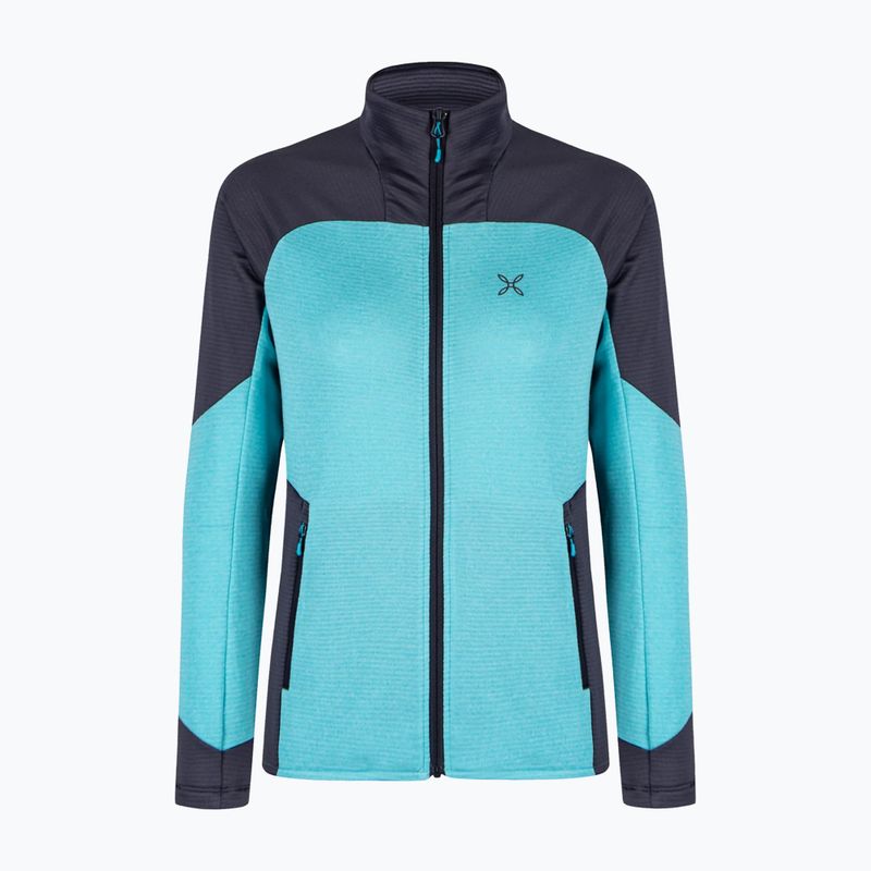 Montura Rise Maglia Damen Sweatshirt türkis/graphitblau 7
