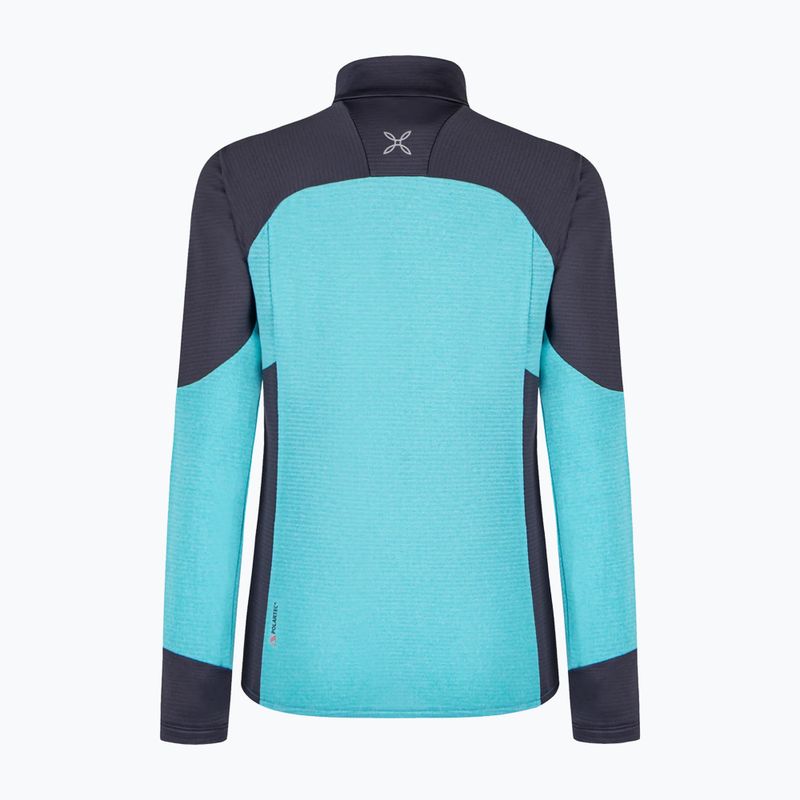 Montura Rise Maglia Damen Sweatshirt türkis/graphitblau 8