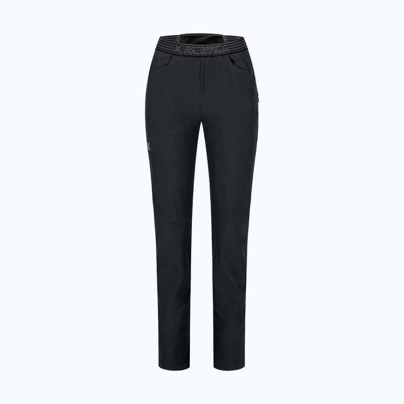 Damen-Trekkinghose Montura Rise anthrazit/türkis
