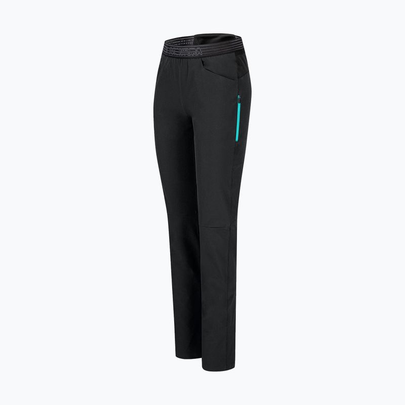 Damen-Trekkinghose Montura Rise anthrazit/türkis 3