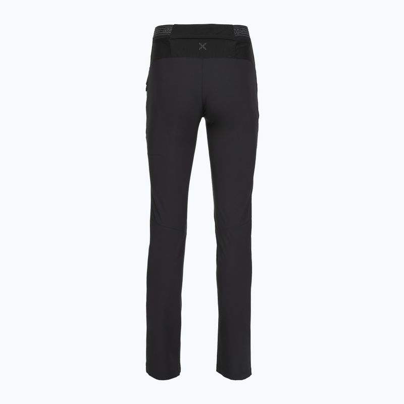 Damen-Trekkinghose Montura Rise anthrazit/türkis 2
