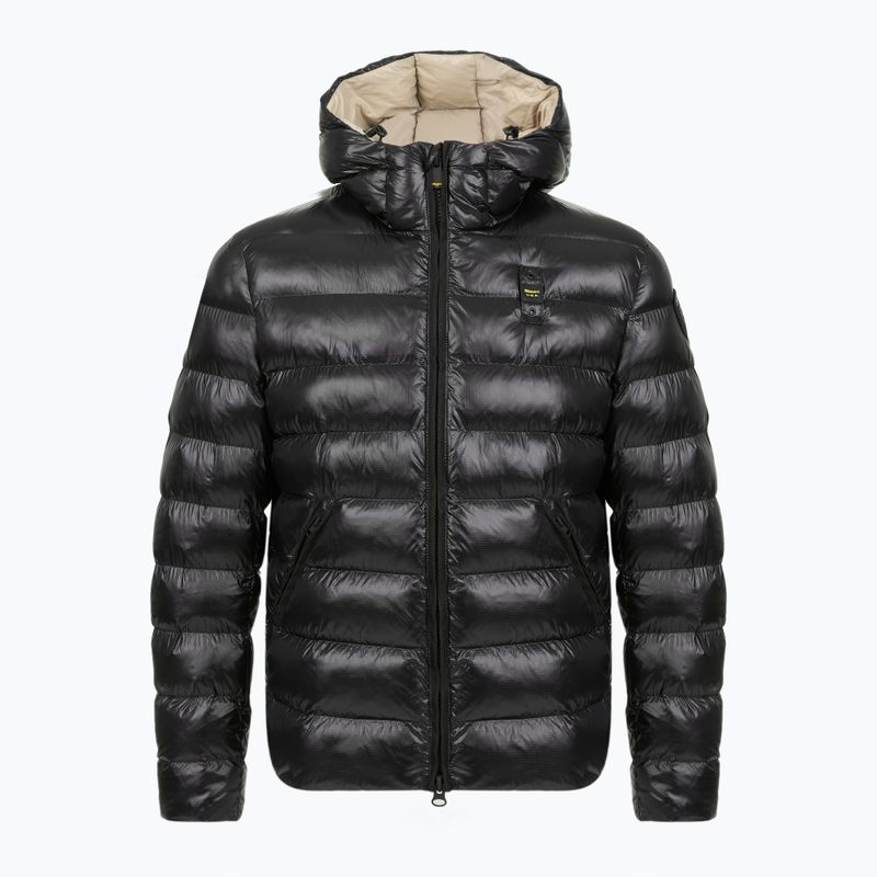 Blauer USA Herrenjacke Adams schwarz innen beige
