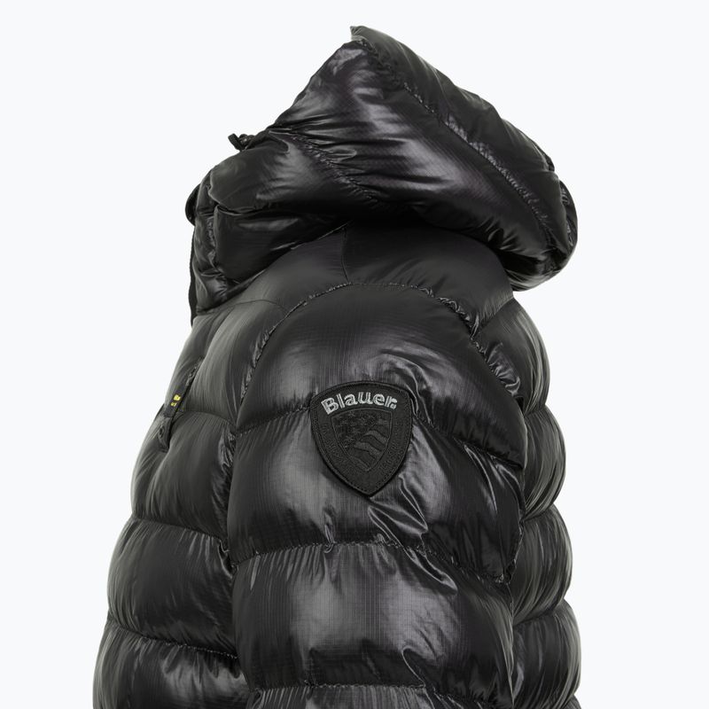 Blauer USA Herrenjacke Adams schwarz innen beige 4