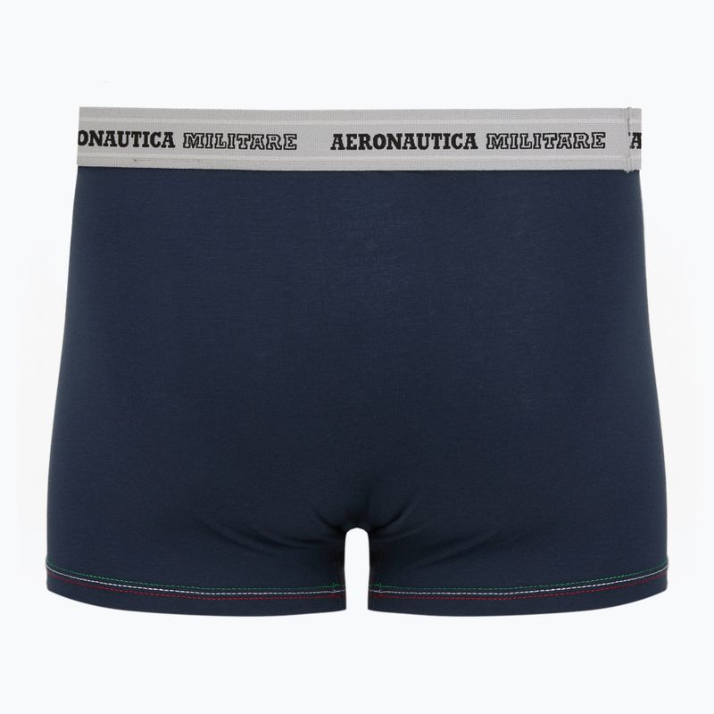 Herrenboxershorts Aeronautica Militare AM1UBX004 2 pack navy 3