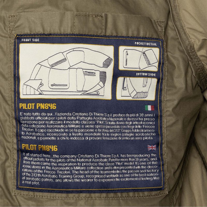 Herren Aeronautica Militare Heritage grüne Jacke 12