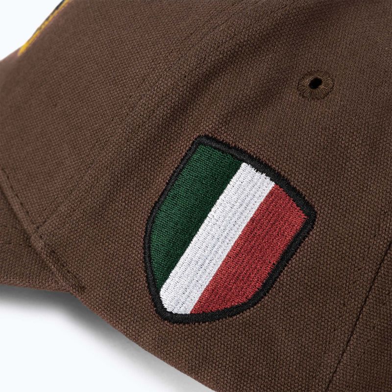 Herren Aeronautica Militare Frecce Tricolori Patch Baseballmütze dunkelbraun