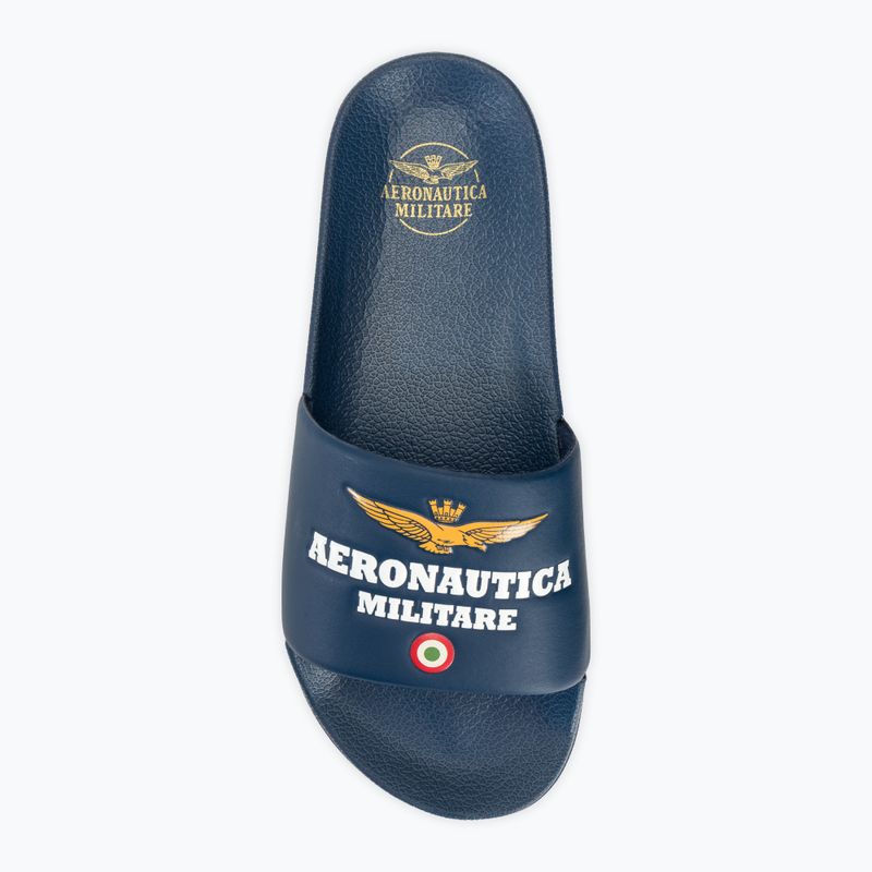 Herren Aeronautica Militare Strand blau Flip-Flops 5