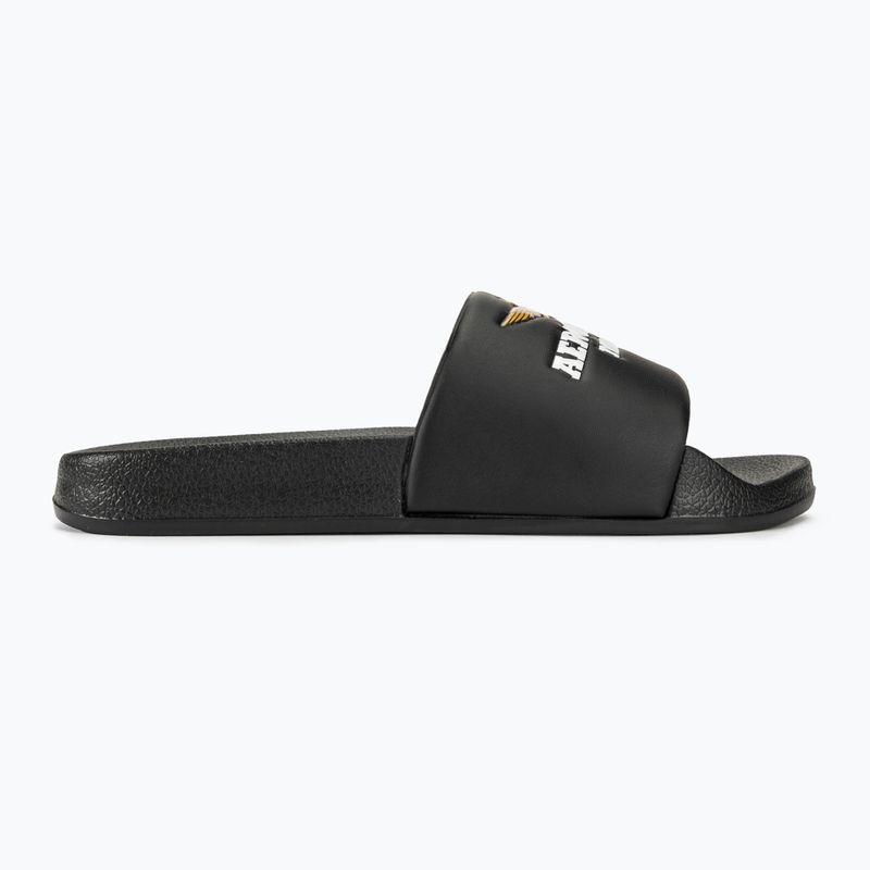 Herren Aeronautica Militare Beach jet schwarz flip-flops 2