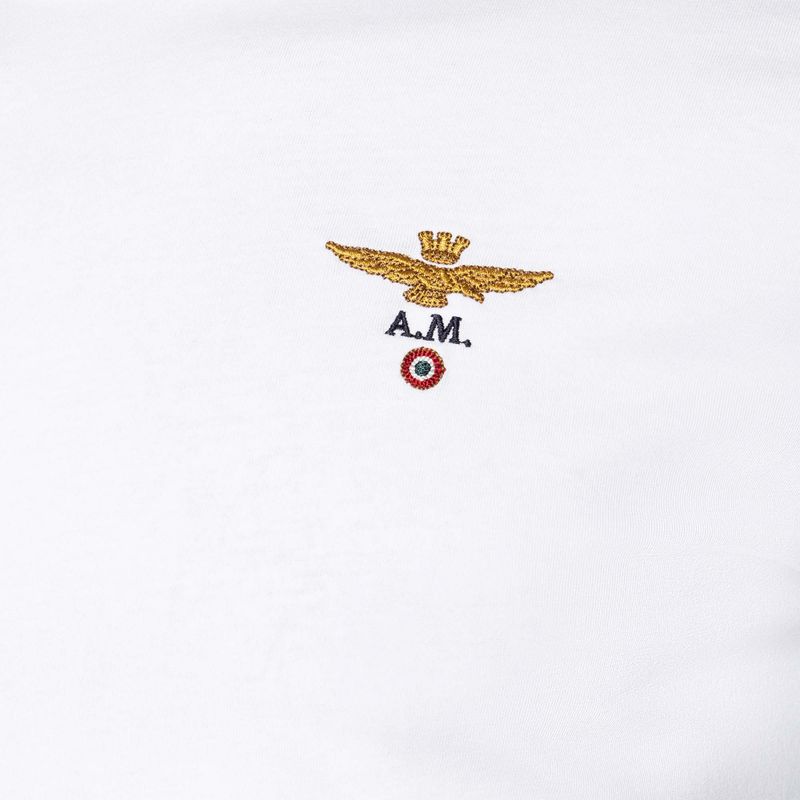 Herren Aeronautica Militare Essential weißes T-Shirt 3