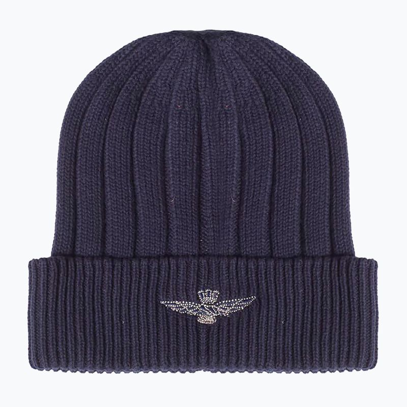 Wintermütze Aeronautica Militare Cotton Eagle Embroidery blue navy