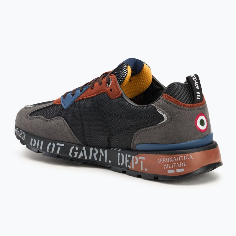 Schuhe Herren Aeronautica Militare SC276CT3380 grey/black 3