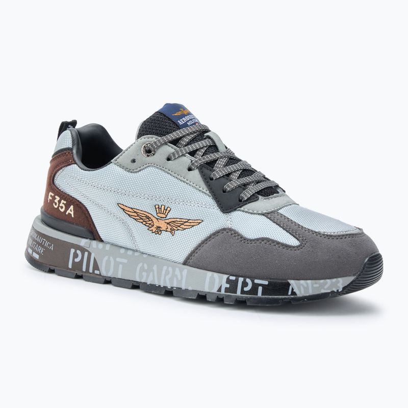 Schuhe Herren Aeronautica Militare SC276CT3380 brown/white