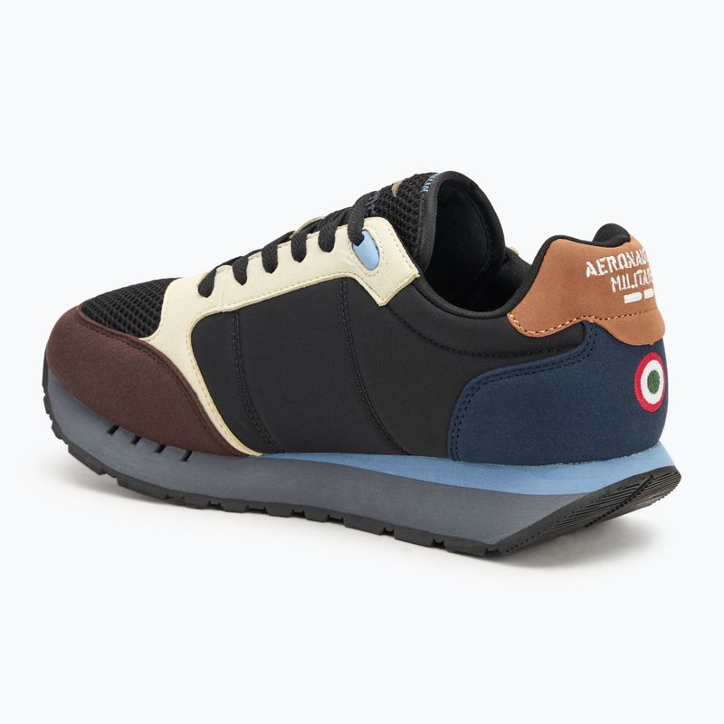Schuhe Herren Aeronautica Militare SC292CT3331 blue/light brown/black 3