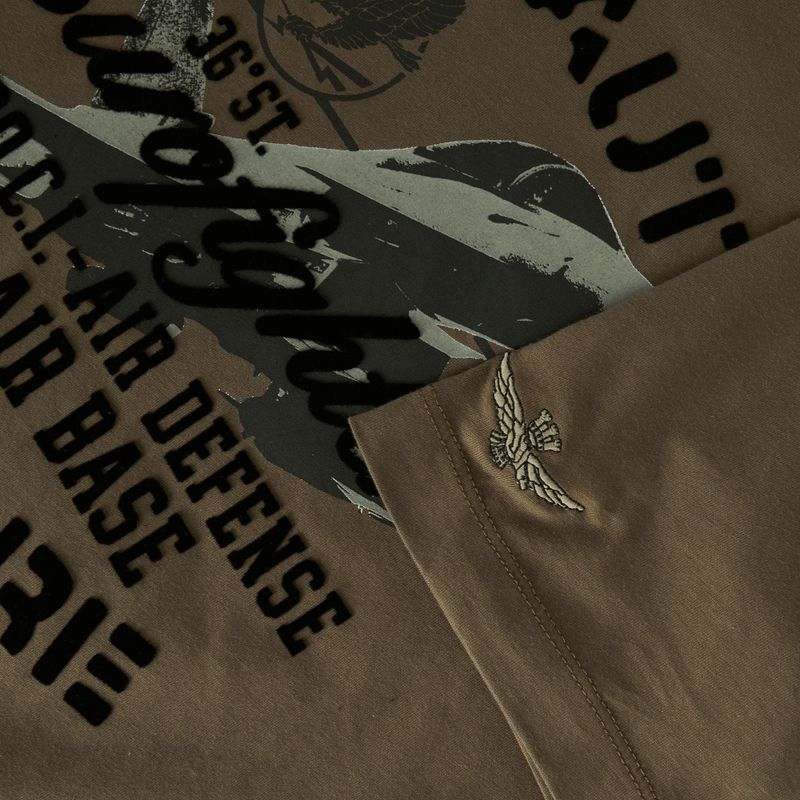 Shirt Herren Aeronautica Militare Flying Team light mud 4